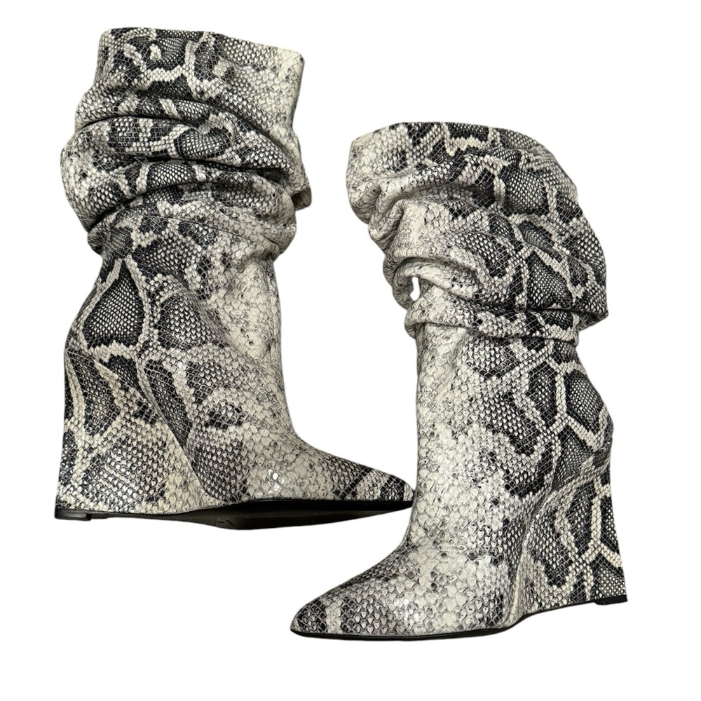 Marcell Von Berlin Snake Skin Leather Boots
